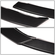 Load image into Gallery viewer, DNA Front Bumper Lip for Mazda 6 (2019-2021) 3-Piece with Vertical Stabilizers and Matte Black or Carbon Fiber Finish - Matte Black Alternate Image