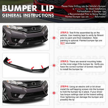 Load image into Gallery viewer, DNA Front Bumper Lip for Mercedes C180 C250 C300 C350 W204 (2012-2014) 3-Piece with Matte or Gloss Black Finish Alternate Image