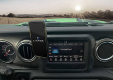 Load image into Gallery viewer, Course Motorsports Phone Mount for Jeep Wrangler / Gladiator / Rubicon (2018-2023) Cradle / Magnetic / Magsafe Wireless Charging Alternate Image
