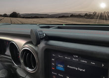 Load image into Gallery viewer, Course Motorsports Phone Mount for Jeep Wrangler / Gladiator / Rubicon (2018-2023) Cradle / Magnetic / Magsafe Wireless Charging Alternate Image