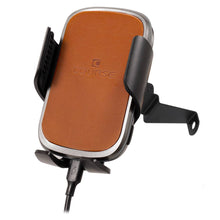 Load image into Gallery viewer, Course Motorsports Phone Mount for Honda Civic FB/FG (2013-2015) Cradle / Magnetic / Magsafe Wireless Charging - Right / Cradle Head - Charging Auto Closing (Tan) Alternate Image