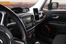 Load image into Gallery viewer, Course Motorsports Phone Mount for Jeep Renegade (2014-2023) Cradle / Magnetic / MagSafe Wireless Charging Alternate Image