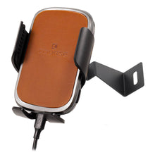 Load image into Gallery viewer, Course Motorsports Phone Mount for Ford Mustang S550 (2015-2023) Cradle / Magnetic / Magsafe Wireless Charging - Right / Cradle Head - Charging Auto Closing (Tan) Alternate Image