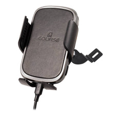 Load image into Gallery viewer, Course Motorsports Phone Mount for Nissan 350Z (2002-2009) Cradle / Magnetic / Magsafe Wireless Charging - Right / Cradle Head - Charging Auto Closing (Black) Alternate Image