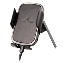 Load image into Gallery viewer, Course Motorsports Phone Mount for Ram TRX, RHO, Limited (19-26) Laramie Longhorn (20-26) Cradle / Magnetic / Magsafe Charging - Left / Cradle Head - Charging Auto Closing (Black) Alternate Image