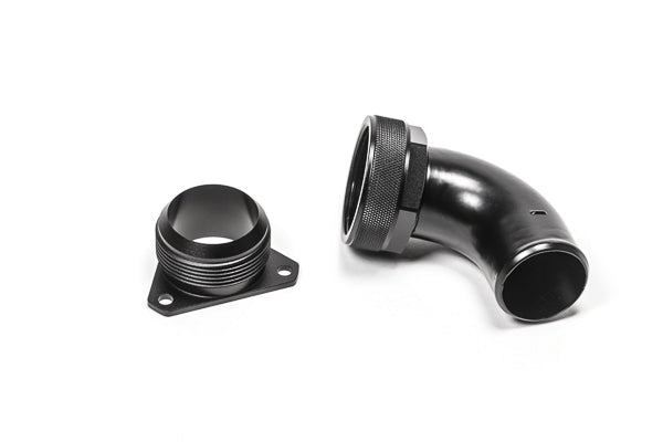 Radium Engineering FCST-X 3-Bolt Remote Mount Fill Neck (24AN Elbow, 1