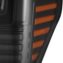 Load image into Gallery viewer, AlphaRex LED Projector Headlights for Ford F250 F350 F450 F550 Super Duty (2020-2022) Luxx Series with Sequential Signal - Alpha Black / Black / Chrome Alternate Image