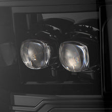 Load image into Gallery viewer, AlphaRex LED Projector Headlights for Ford F250 F350 F450 F550 Super Duty (2020-2022) Nova Series with Sequential Signal - Alpha Black / Black / Chrome Alternate Image