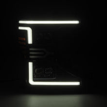 Load image into Gallery viewer, AlphaRex LED Projector Headlights for Ford F250 F350 F450 F550 Super Duty (2020-2022) Nova Series with Sequential Signal - Alpha Black / Black / Chrome Alternate Image