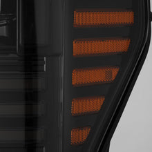 Load image into Gallery viewer, AlphaRex LED Projector Headlights for Ford F250 F350 F450 F550 Super Duty (2020-2022) Nova Series with Sequential Signal - Alpha Black / Black / Chrome Alternate Image