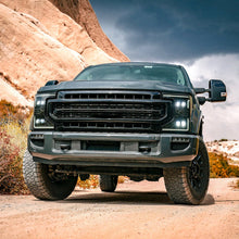 Load image into Gallery viewer, AlphaRex LED Projector Headlights for Ford F250 F350 F450 F550 Super Duty (2020-2022) Nova Series with Sequential Signal - Alpha Black / Black / Chrome Alternate Image