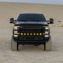 Load image into Gallery viewer, AlphaRex LED Projector Headlights for Ford F250 F350 F450 F550 Super Duty (2020-2022) Nova Series with Sequential Signal - Alpha Black / Black / Chrome Alternate Image