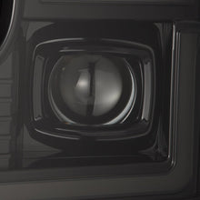 Load image into Gallery viewer, AlphaRex Projector Headlights for Ford F250 F350 F450 F550 Super Duty (2020-2022) Pro Series with Sequential Signal - Alpha Black / Black Alternate Image