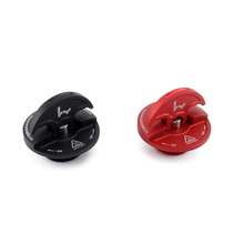 Load image into Gallery viewer, Hybrid Racing Dust Black V2 Slim Oil Cap for Honda &amp; Acura engine Valve Covers - Dust Black or Dust Red Alternate Image