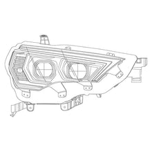 Load image into Gallery viewer, AlphaRex Projector Headlights Toyota 4Runner (2014-2022) G2 Version Pro Series - Sequential - Black or Chrome Alternate Image