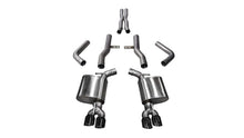 Load image into Gallery viewer, Corsa Exhaust Dodge Challenger 6.2L V8 (15-23) Catback w/ Xtreme Mufflers - Corsa Valve / Black Alternate Image