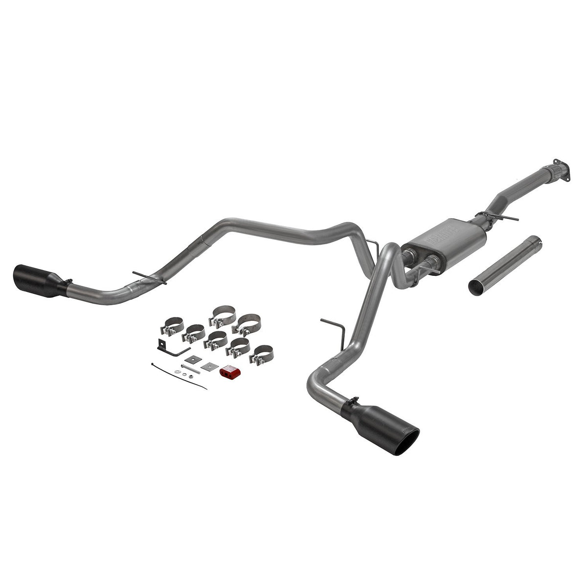 Flowmaster 737894 19-C SILVERARDO 1500 SIGNATURE CAT-BACK EXHAUST SYS 3/2.5IN TUBING DUAL SS main image 0