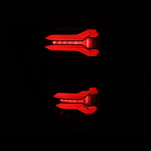 Load image into Gallery viewer, AlphaRex LED Tail Lights for Ford F150 / Raptor (2021-2023) Luxx Series with Sequential Turn Signal - Alpha-Black / Black / Black Red Alternate Image