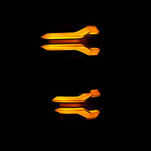 Load image into Gallery viewer, AlphaRex LED Tail Lights for Ford F150 / Raptor (2021-2023) Luxx Series with Sequential Turn Signal - Alpha-Black / Black / Black Red Alternate Image