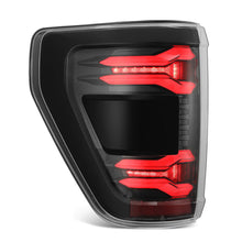 Load image into Gallery viewer, AlphaRex LED Tail Lights for Ford F150 / Raptor (2021-2023) Luxx Series with Sequential Turn Signal - Alpha-Black / Black / Black Red Alternate Image