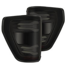 Load image into Gallery viewer, AlphaRex LED Tail Lights for Ford F150 / Raptor (2021-2023) Luxx Series with Sequential Turn Signal - Alpha-Black / Black / Black Red Alternate Image