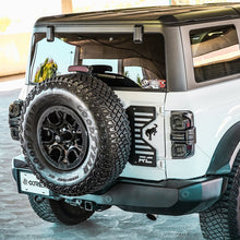Load image into Gallery viewer, AlphaRex LED Tail Lights for Ford Bronco (2021-2026) Prismatic NOVA Series with Sequential Signal -  Alpha Black / Black Alternate Image