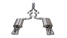 Load image into Gallery viewer, Corsa Exhaust Ford Mustang Coupe 5.0L S550 (18-23) Catback w/ Sport or Xtreme Mufflers - w/ Active Valve Exhaust / Xtreme / Polished Alternate Image