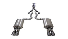 Load image into Gallery viewer, Corsa Exhaust Ford Mustang Coupe 5.0L S550 (18-23) Catback w/ Sport or Xtreme Mufflers - w/ Active Valve Exhaust / Xtreme / Gunmetal Alternate Image