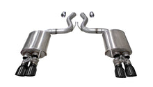 Load image into Gallery viewer, Corsa Exhaust Ford Mustang GT 5.0L S550 Convertible / Coupe (18-23) Axleback w/ Sport &amp; Touring Mufflers - W/ Active Valve Exhaust / Black Alternate Image