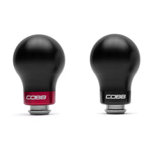 Load image into Gallery viewer, COBB Shift Knob Subaru WRX (2002-2014) Short or Tall with Black or White Finish - Non-Weighted / Black Short w/ Red Base Alternate Image