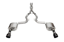 Load image into Gallery viewer, Corsa Exhaust Ford Mustang GT 5.0L S650 (24-25) Catback w/ Xtreme or Sport Mufflers - w/ Out Active Valve (Slash Cut) / Black / Xtreme Alternate Image