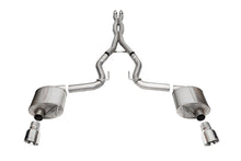 Load image into Gallery viewer, Corsa Exhaust Ford Mustang GT 5.0L S650 (24-25) Catback w/ Xtreme or Sport Mufflers - w/ Out Active Valve (Slash Cut) / Polished / Sport Alternate Image
