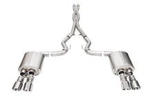 Load image into Gallery viewer, Corsa Exhaust Ford Mustang GT 5.0L S650 (24-25) Catback w/ Xtreme or Sport Mufflers - w/ Active Valve (Slash Cut) / Polished / Xtreme Alternate Image