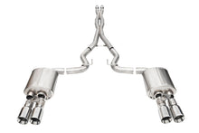Load image into Gallery viewer, Corsa Exhaust Ford Mustang GT 5.0L S650 (24-25) Catback w/ Xtreme or Sport Mufflers - w/ Active Valve (Straight Cut) / Polished / Xtreme Alternate Image