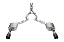 Load image into Gallery viewer, Corsa Exhaust Ford Mustang GT 5.0L Convertible S650 (24-25) Catback w/ Xtreme Mufflers - Straight Cut (Flat Tips) / Black Alternate Image