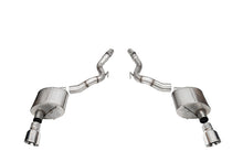 Load image into Gallery viewer, Corsa Exhaust Ford Mustang GT 5.0L S650 Convertible (2024) Axleback w/ Sport Mufflers - Pro-Series (Slash) / Polished Alternate Image