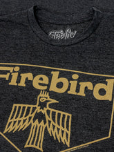 Load image into Gallery viewer, Tee Luv Pontiac Firebird T-Shirt with Vintage Logo - Charcoal Gray (S-3XL) Alternate Image
