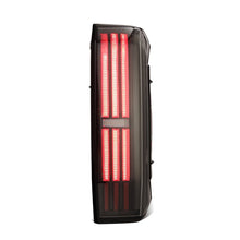 Load image into Gallery viewer, AlphaRex LED Tail Lights for Toyota Tundra (2022-2026) Prismatic NOVA-Series with Sequential Turn Signal - Black / Alpha-Black / Black-Red Housing Alternate Image
