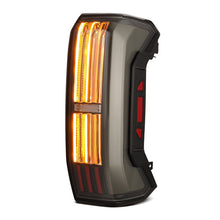 Load image into Gallery viewer, AlphaRex LED Tail Lights for Toyota Tundra (2022-2026) Prismatic NOVA-Series with Sequential Turn Signal - Black / Alpha-Black / Black-Red Housing Alternate Image