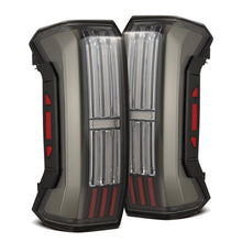 Load image into Gallery viewer, AlphaRex LED Tail Lights for Toyota Tundra (2022-2026) Prismatic NOVA-Series with Sequential Turn Signal - Black / Alpha-Black / Black-Red Housing Alternate Image