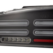 Load image into Gallery viewer, AlphaRex LED Tail Lights for Nissan Z (2023-2026) Quad Loop Style Prismatic Nova Series with Sequential Signal - Black or Alpha Black Alternate Image
