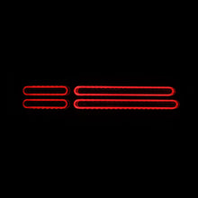 Load image into Gallery viewer, AlphaRex LED Tail Lights for Nissan Z (2023-2026) Quad Loop Style Prismatic Nova Series with Sequential Signal - Black or Alpha Black Alternate Image