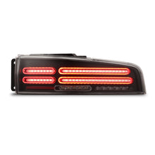 Load image into Gallery viewer, AlphaRex LED Tail Lights for Nissan Z (2023-2026) Quad Loop Style Prismatic Nova Series with Sequential Signal - Black or Alpha Black Alternate Image