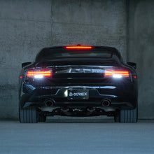 Load image into Gallery viewer, AlphaRex LED Tail Lights for Nissan Z (2023-2026) Twin Loop Style Prismatic Nova Series with Sequential Signal - Black / Alpha Black Alternate Image