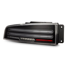 Load image into Gallery viewer, AlphaRex LED Tail Lights for Nissan Z (2023-2026) Twin Loop Style Prismatic Nova Series with Sequential Signal - Black / Alpha Black Alternate Image