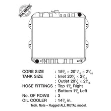 Load image into Gallery viewer, CSF Radiator Toyota 4Runner / Pickup 2.4L 4WD/ RWD AT / MT (1985-1995) OEM Replacement Copper Brass 2314 Alternate Image