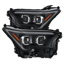 Load image into Gallery viewer, AlphaRex LED Projector Headlights for Toyota Tacoma (2024-2026) Luxx Series with Sequential Signal - Alpha Black / Black Alternate Image