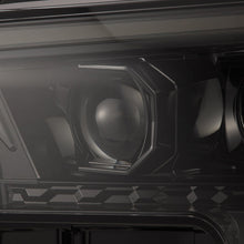 Load image into Gallery viewer, AlphaRex LED Projector Headlights for Toyota Tacoma (2024-2026) OG Style Luxx Series with Sequential Signal - Alpha Black / Black Alternate Image