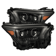 Load image into Gallery viewer, AlphaRex LED Projector Headlights for Toyota Tacoma (2024-2026) OG Style Luxx Series with Sequential Signal - Alpha Black / Black Alternate Image