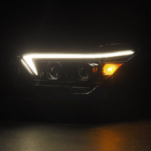 Load image into Gallery viewer, AlphaRex LED Projector Headlights for Toyota Tacoma (2024-2026) OG Style Luxx Series with Sequential Signal - Alpha Black / Black Alternate Image